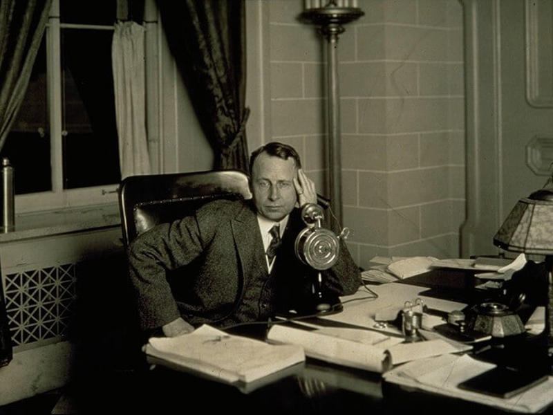 Gov Cox using Office Phone