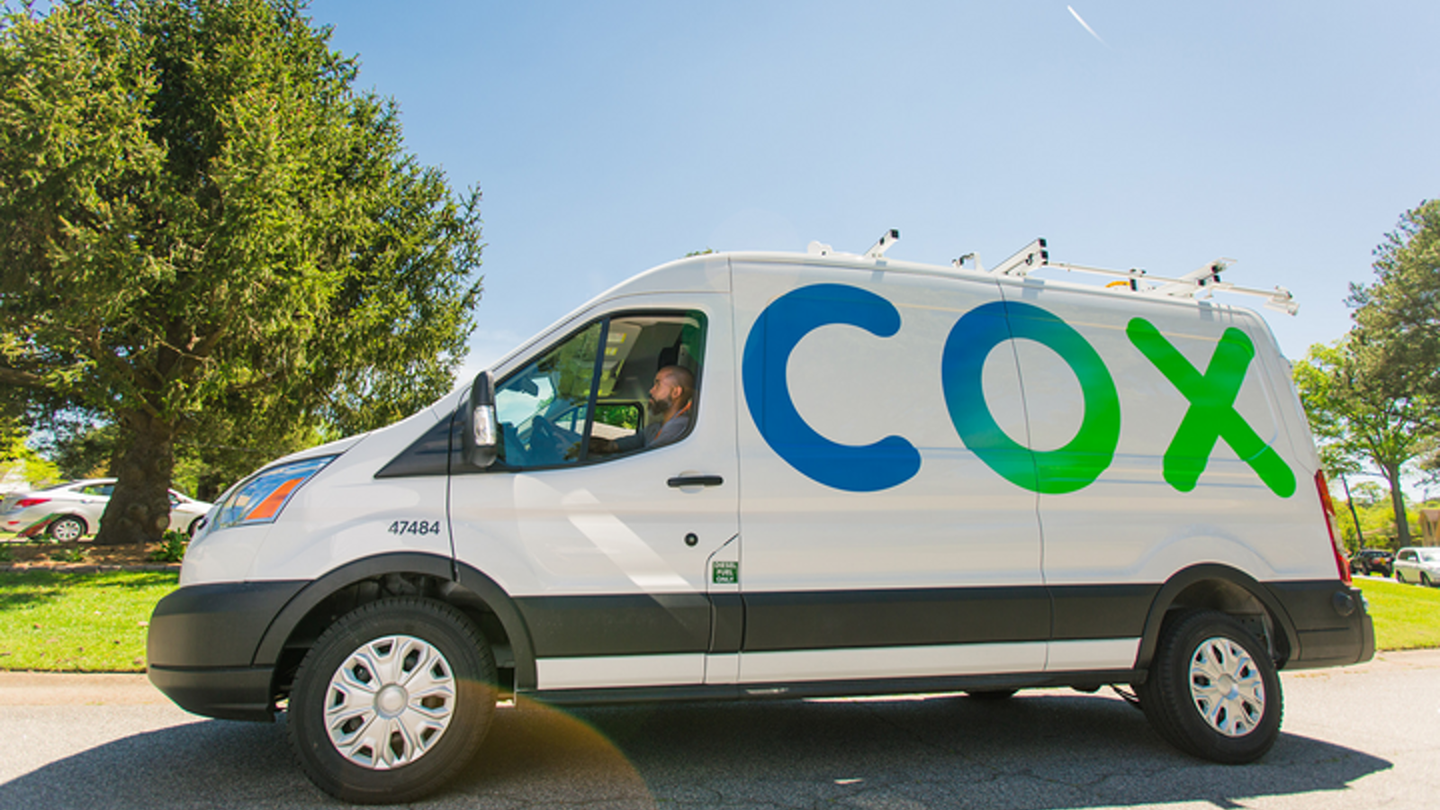 a Cox Communications van
