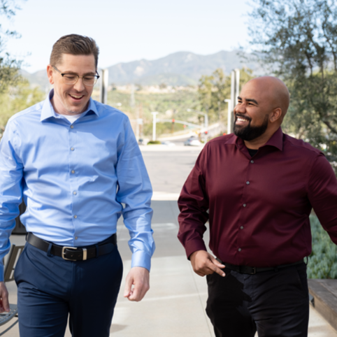 Cox Communications employees walking outdoors