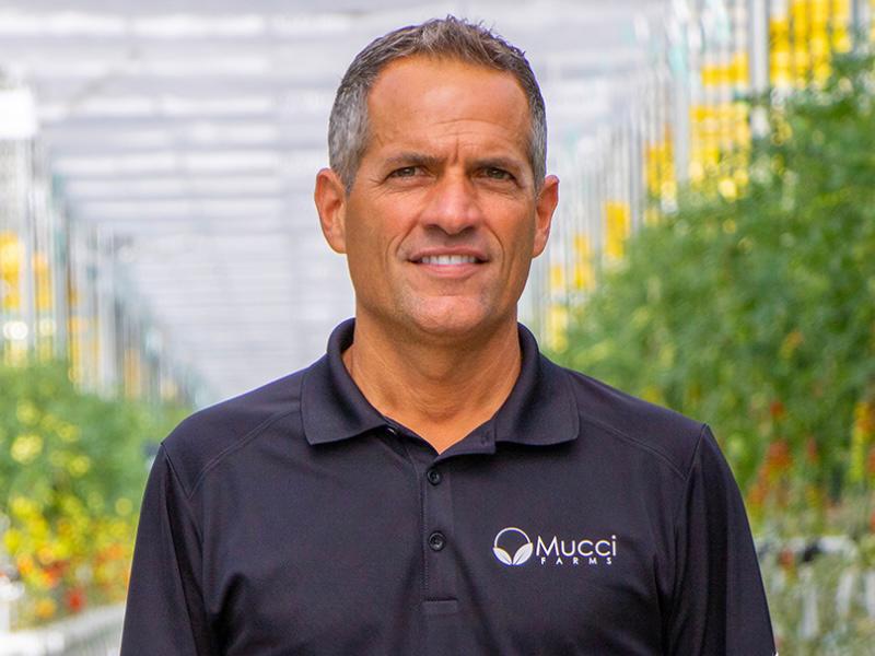 a person in a black shirt