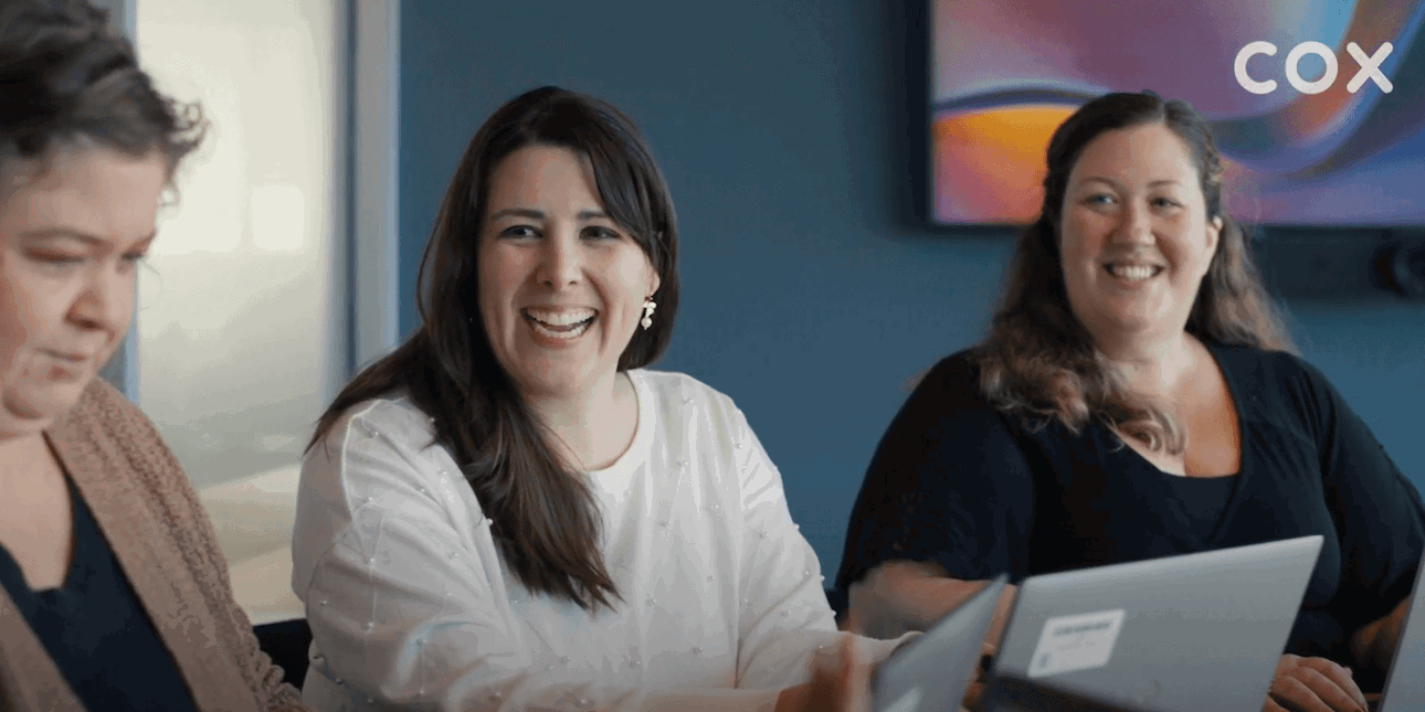 RapidScale Employees laughing