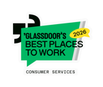 Best Place to Work in Consumer Services (Glassdoor)