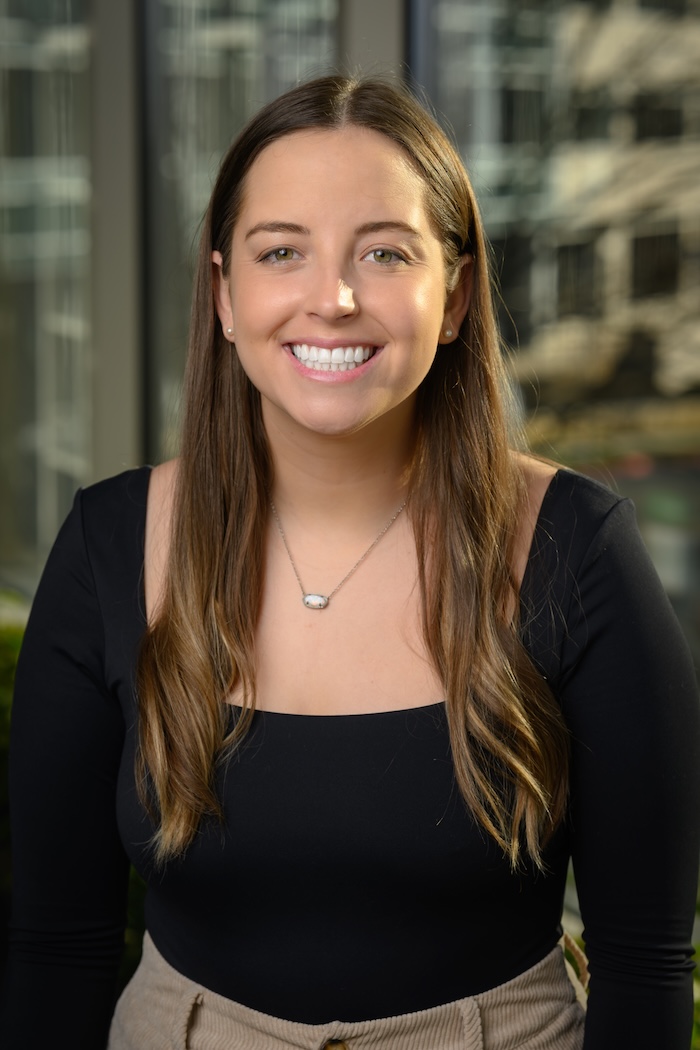 a person smiling at camera