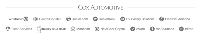 Cox Automotive Brands logos