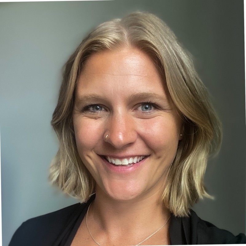 a person smiling for a picture
