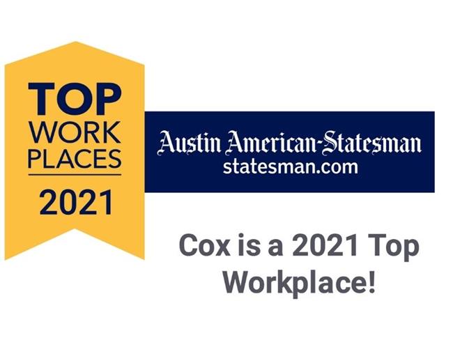 Top workplaces award for Austin