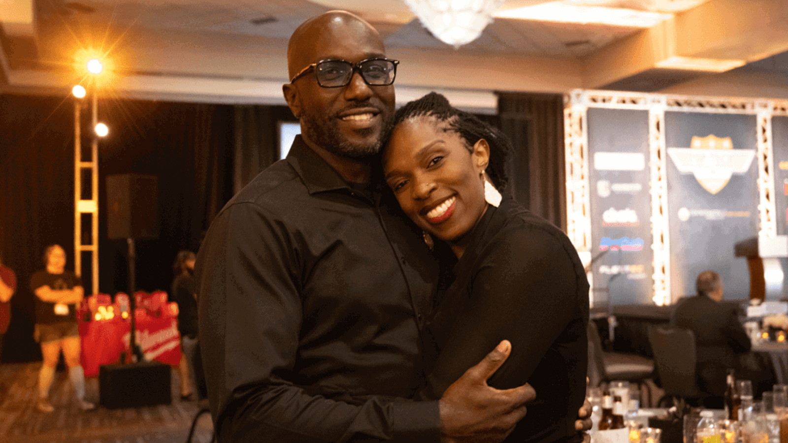 Cox employee Michael Johnson and his wife