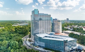 Ariel view of the Cox headquarters in Atlanta