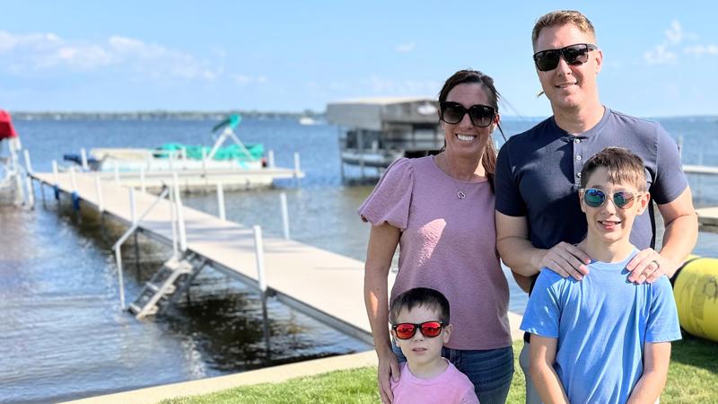 Cox employee Ben And His Family