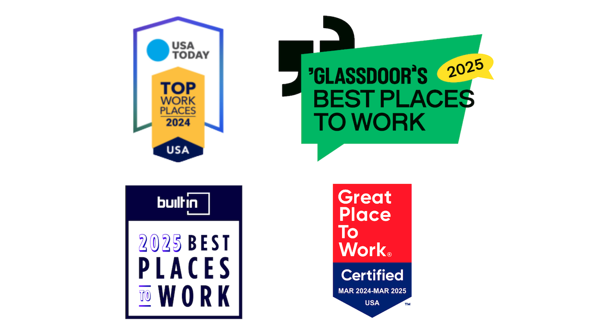 a group of logos with text