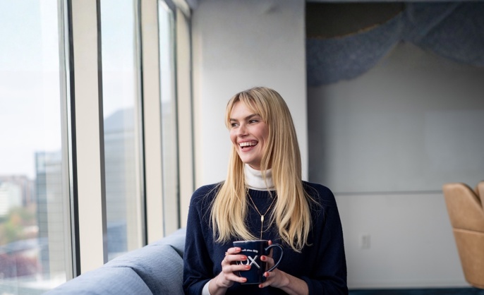 Cox Employee smiling