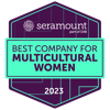 Seramount 2023 Badges Best Company For Multicultural Women